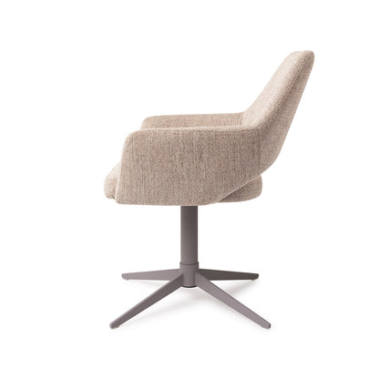 Yanai Dining Chair Biscuit Beach Quad Grey