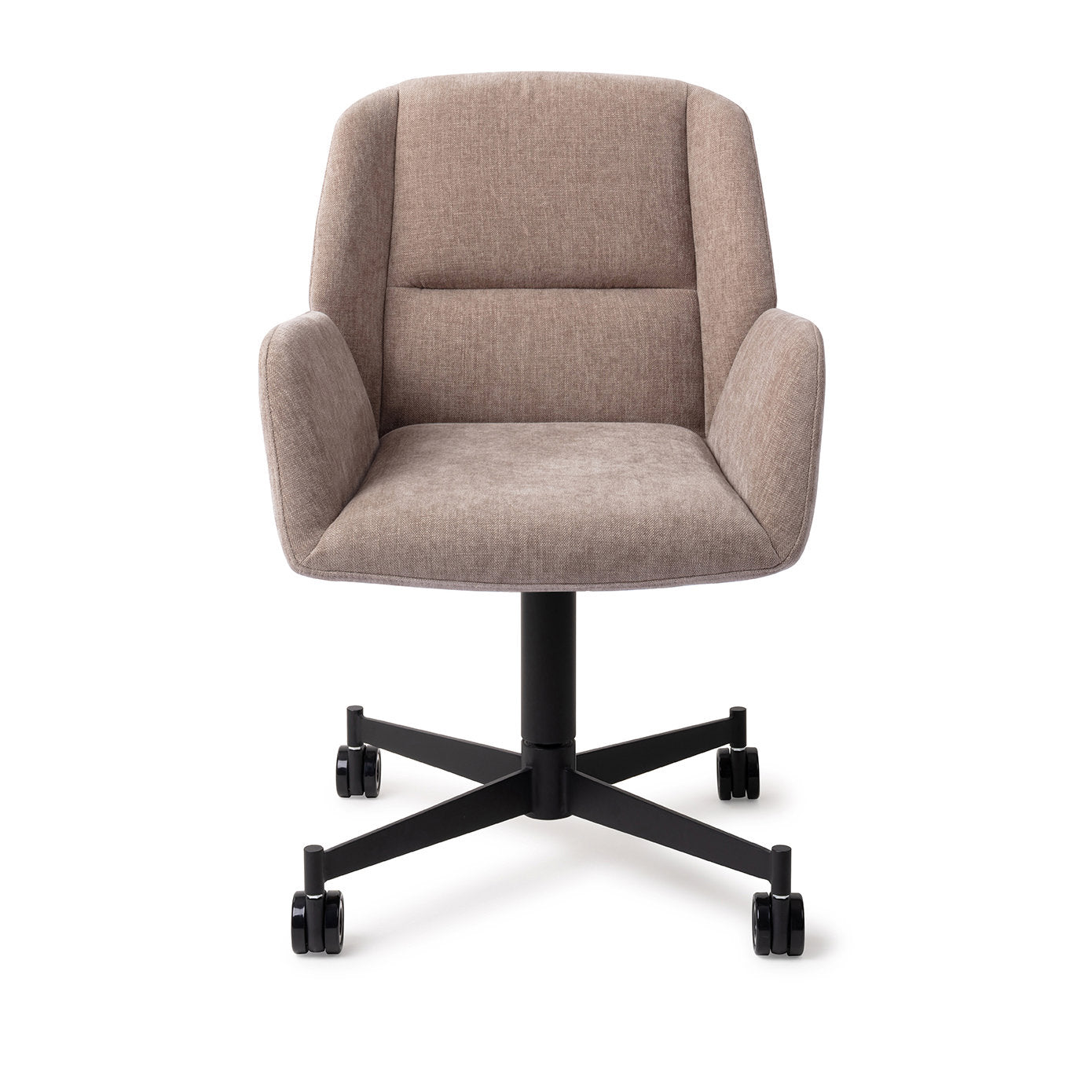 Myoko Dining Chair Greystones Caster Black