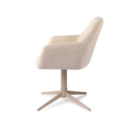 Noto Dining Chair Overnight Oats Quad Beige