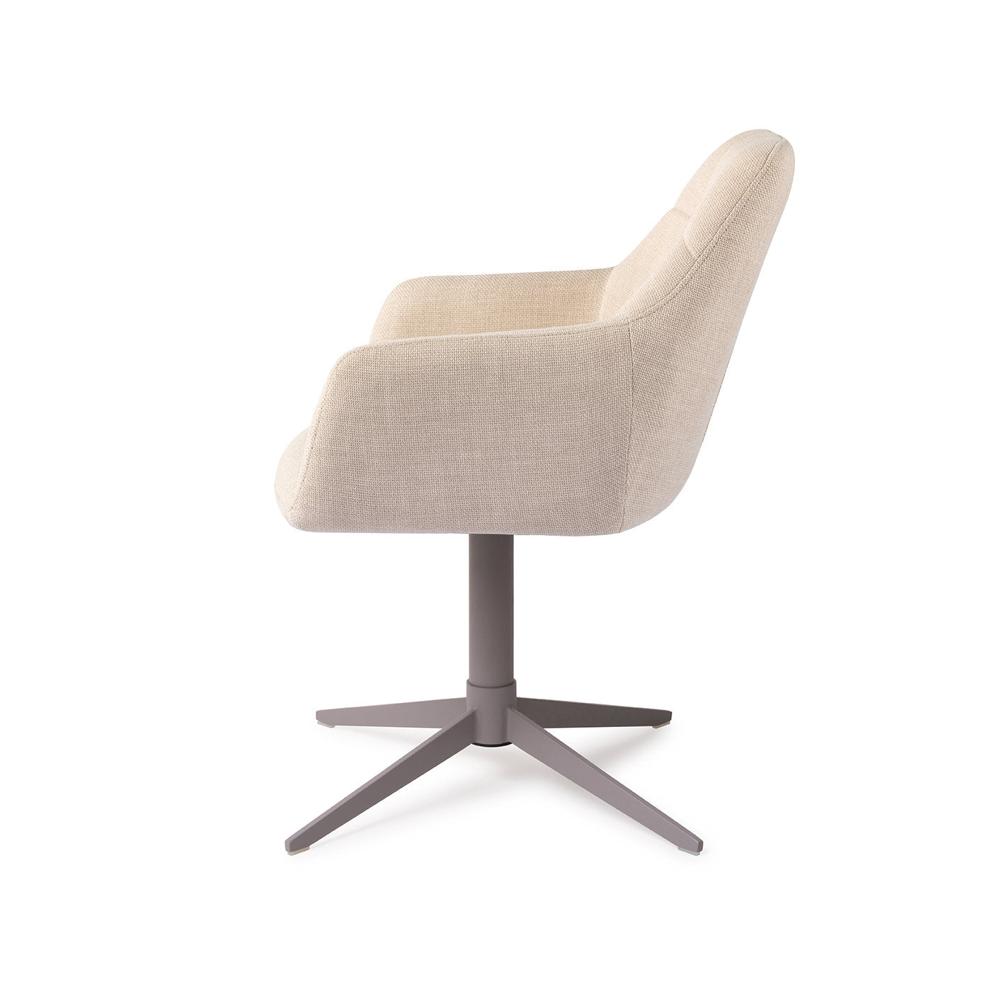 Noto Dining Chair Overnight Oats Quad Grey