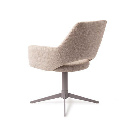 Yanai Dining Chair Biscuit Beach Quad Grey