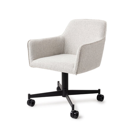 Hofu Dining Chair Checkers Charm Caster Black