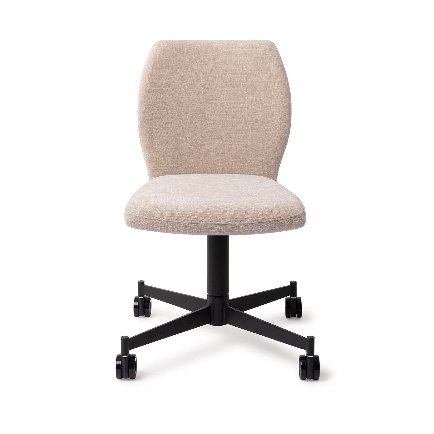 Ikata Dining Chair Sand Strand Caster Black