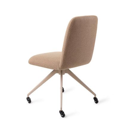 Taiwa Dining Chair Whisper Wheat Glide Beige