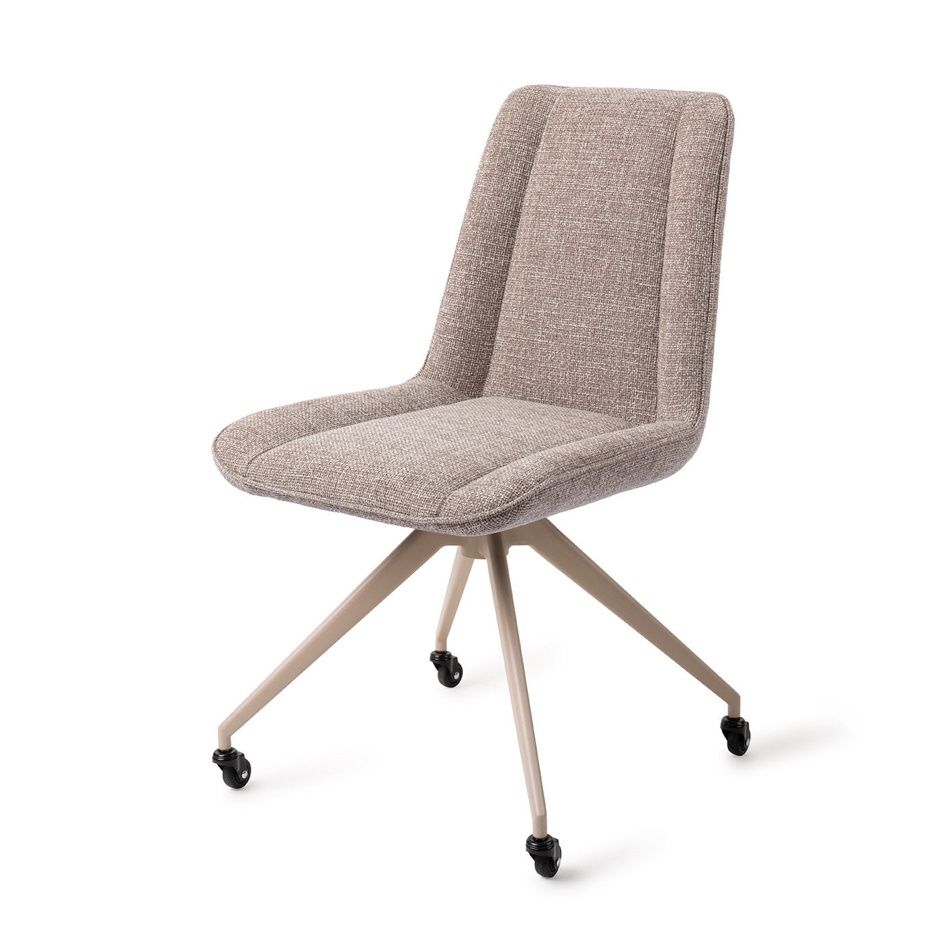 Umedo Dining Chair Grainy Greige Glide Beige