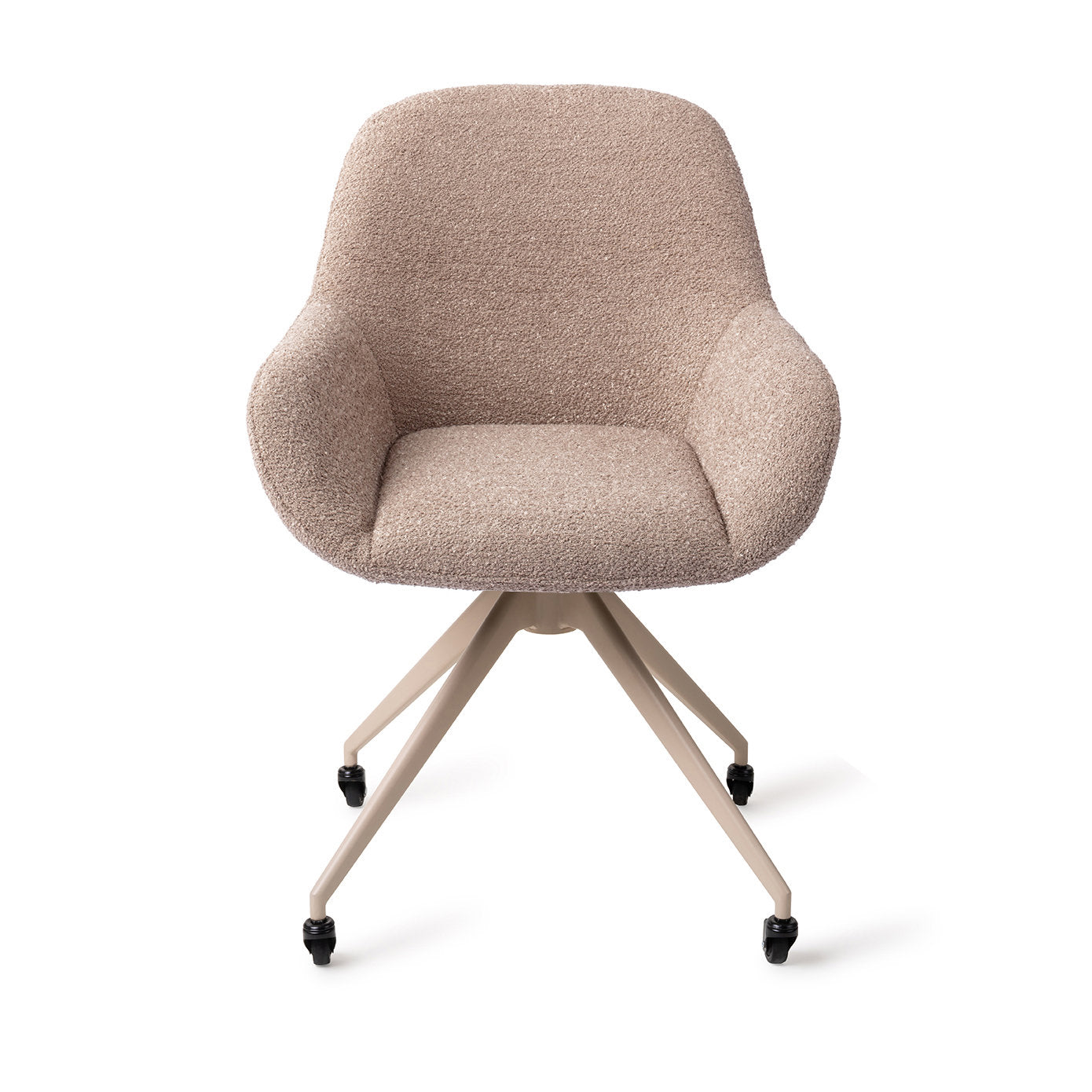 Kushi Dining Chair Stone Haze Glide Beige