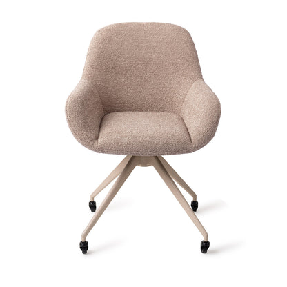 Kushi Dining Chair Stone Haze Glide Beige