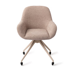 Kushi Dining Chair Stone Haze Glide Beige