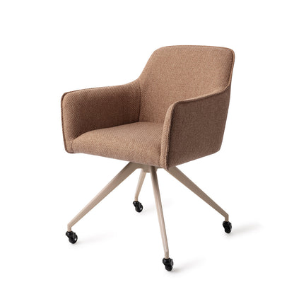 Hofu Dining Chair French Toast Glide Beige