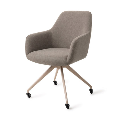 Hiroo Dining Chair Foggy Fusion Glide Beige