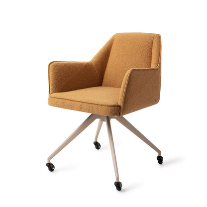 Tome Dining Chair Masai Giraffe Glide Beige