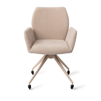 Misaki Dining Chair Sand Strand Glide Beige