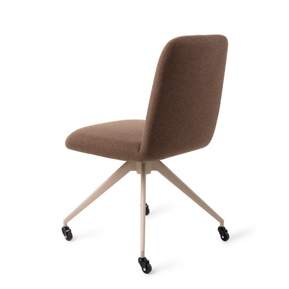 Taiwa Dining Chair Rustic Rye Glide Beige