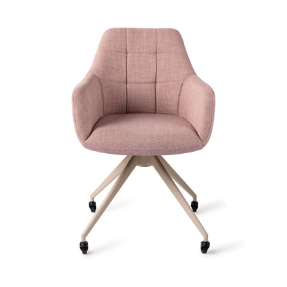 Noto Dining Chair Vintage Rose Glide Beige