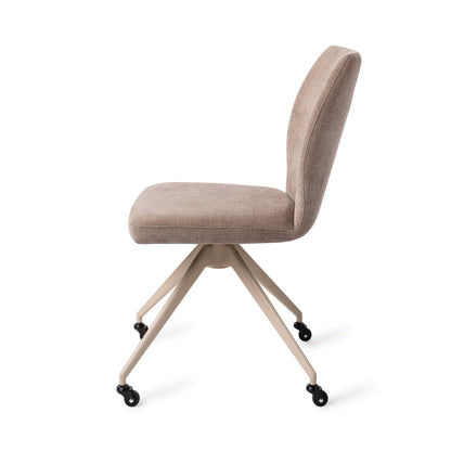 Ikata Dining Chair Mocha Mist Glide Beige