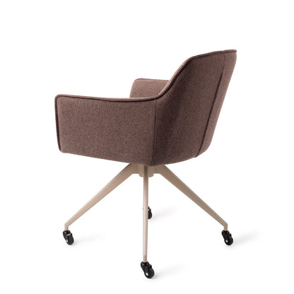 Hofu Dining Chair Potters Clay Glide Beige