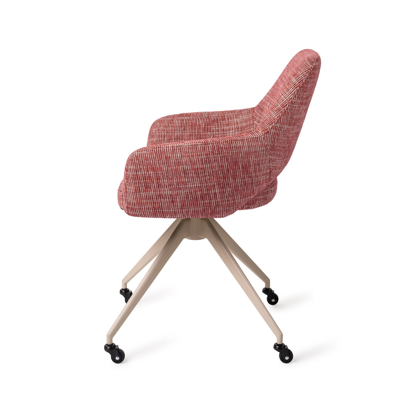 Yanai Dining Chair Berry Bars Glide Beige