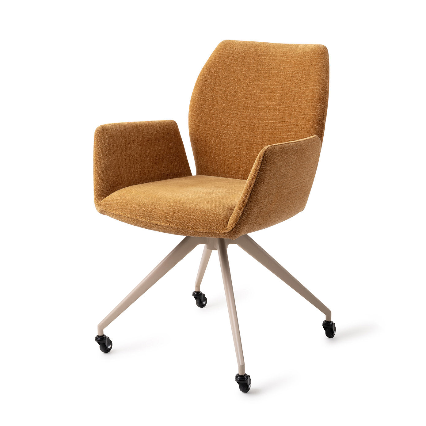 Misaki Dining Chair Honey Harvest Glide Beige