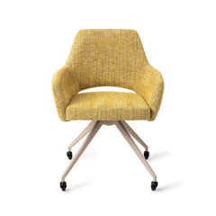 Yanai Dining Chair Lemon Lines Glide Beige