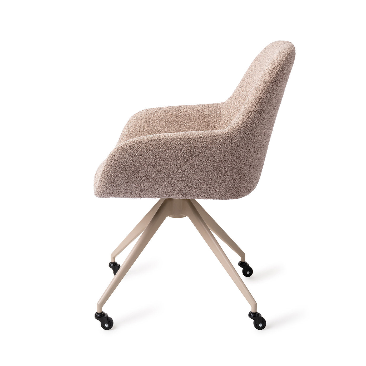 Kushi Dining Chair Stone Haze Glide Beige