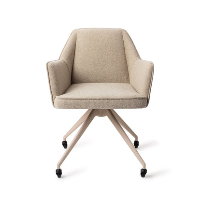 Tome Dining Chair Great Greige Glide Beige