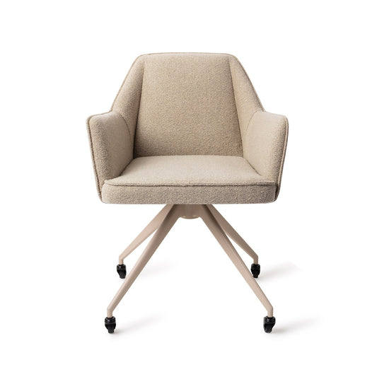 Tome Dining Chair Great Greige Glide Beige