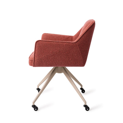 Tome Dining Chair Shabby Saffron Glide Beige