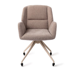Myoko Dining Chair Greystones Glide Beige