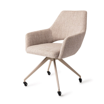 Yanai Dining Chair Biscuit Beach Glide Beige