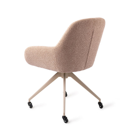 Kushi Dining Chair Flax Relax Glide Beige