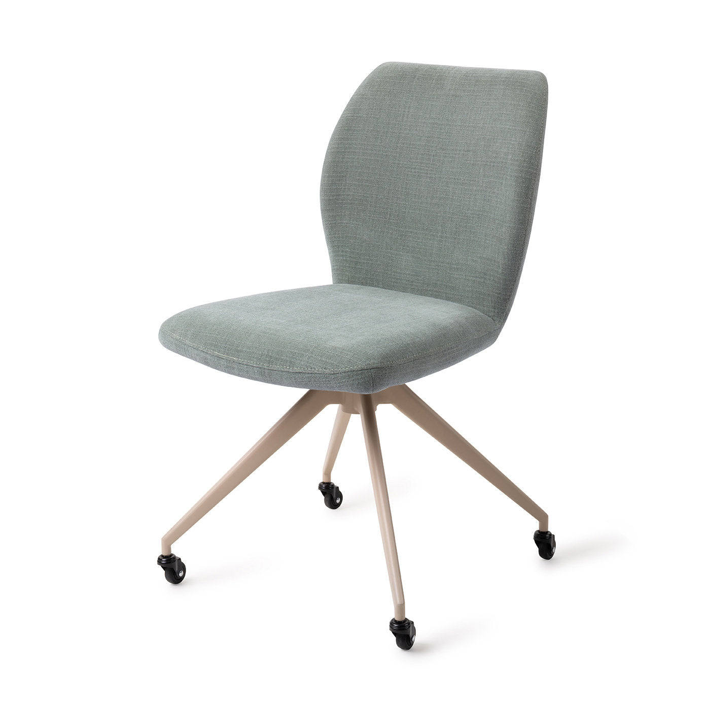 Ikata Dining Chair Breezy Blue Glide Beige