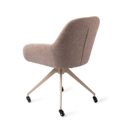 Kushi Dining Chair Stone Haze Glide Beige