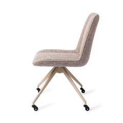 Umedo Dining Chair Grainy Greige Glide Beige