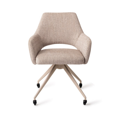 Yanai Dining Chair Biscuit Beach Glide Beige