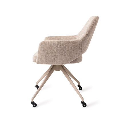 Yanai Dining Chair Biscuit Beach Glide Beige