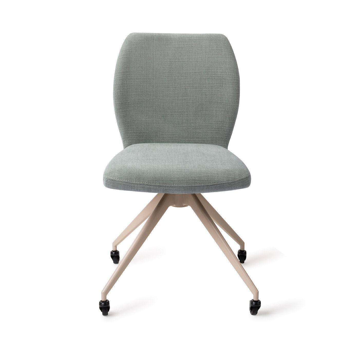 Ikata Dining Chair Breezy Blue Glide Beige