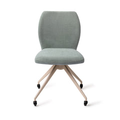 Ikata Dining Chair Breezy Blue Glide Beige