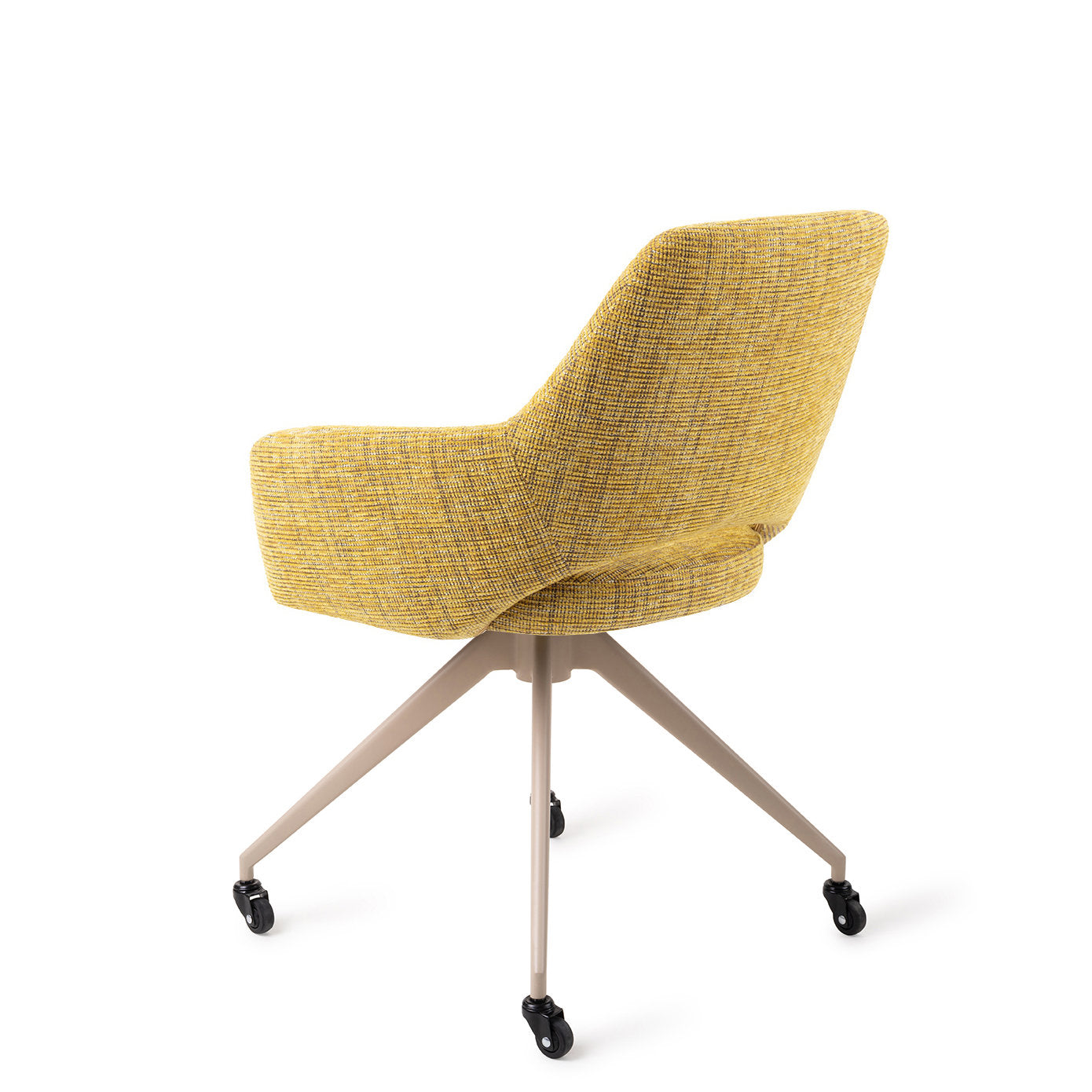 Yanai Dining Chair Lemon Lines Glide Beige