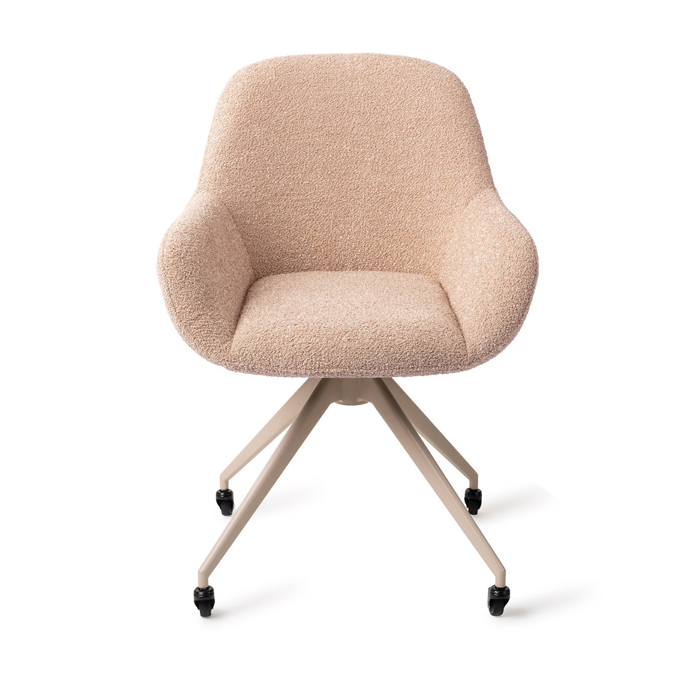 Kushi Dining Chair Flax Relax Glide Beige