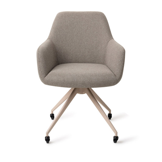 Hiroo Dining Chair Foggy Fusion Glide Beige