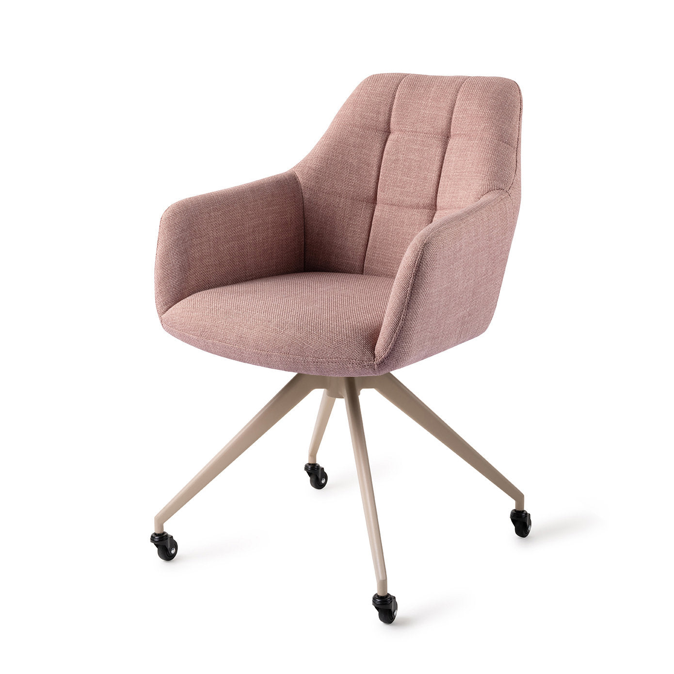 Noto Dining Chair Vintage Rose Glide Beige