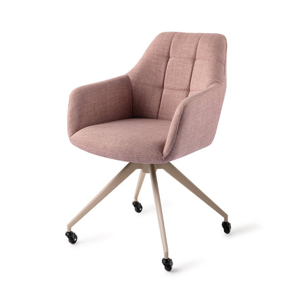 Noto Dining Chair Vintage Rose Glide Beige