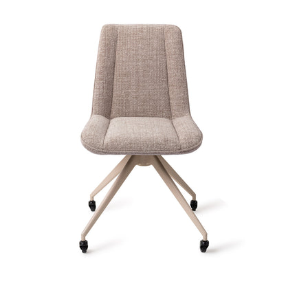 Umedo Dining Chair Grainy Greige Glide Beige