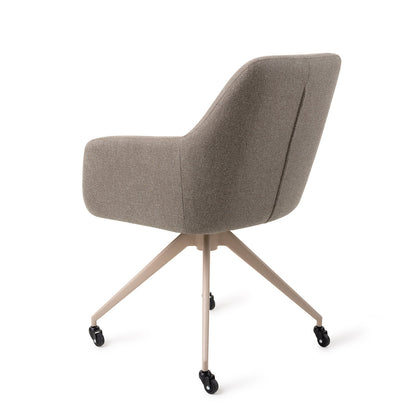 Hiroo Dining Chair Foggy Fusion Glide Beige