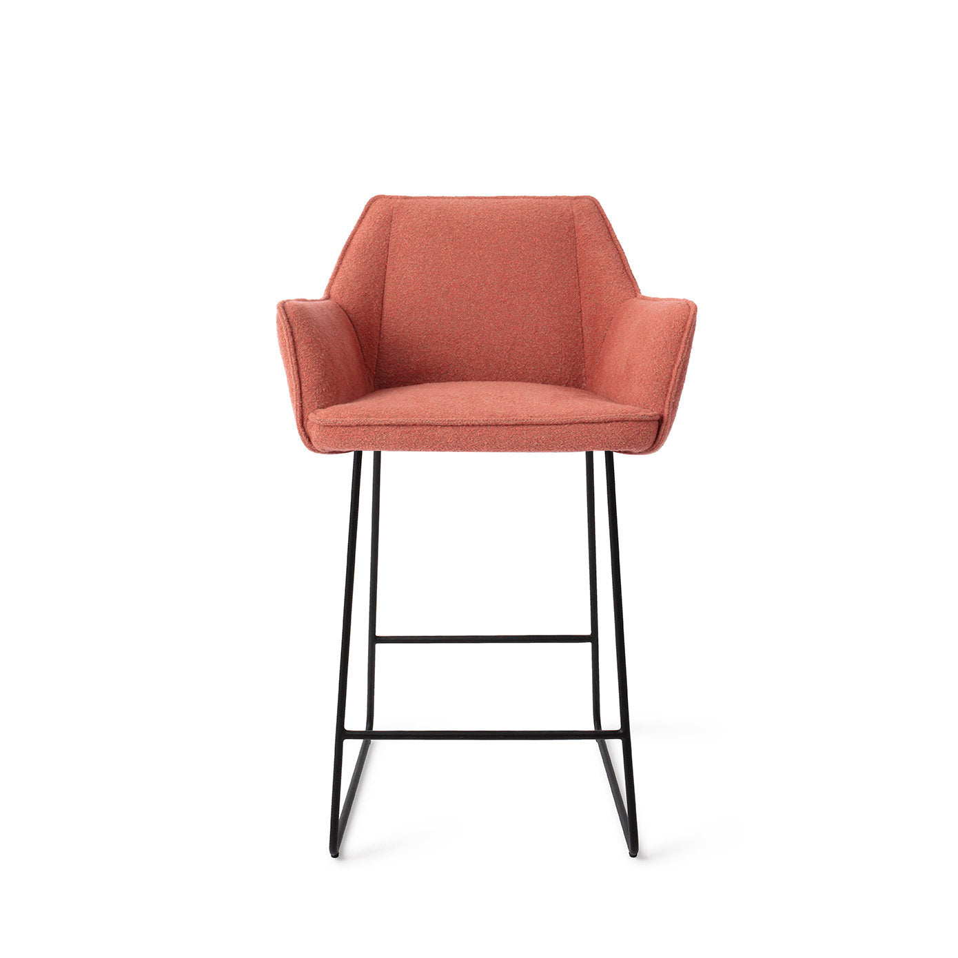 Tome Bar Chair Shabby Saffron Slide Black (Metal)