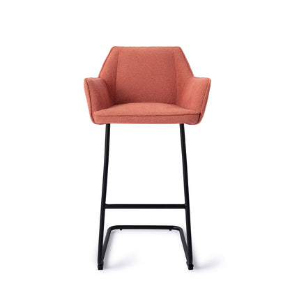 Tome Bar Chair Shabby Saffron Arch Black (Metal)