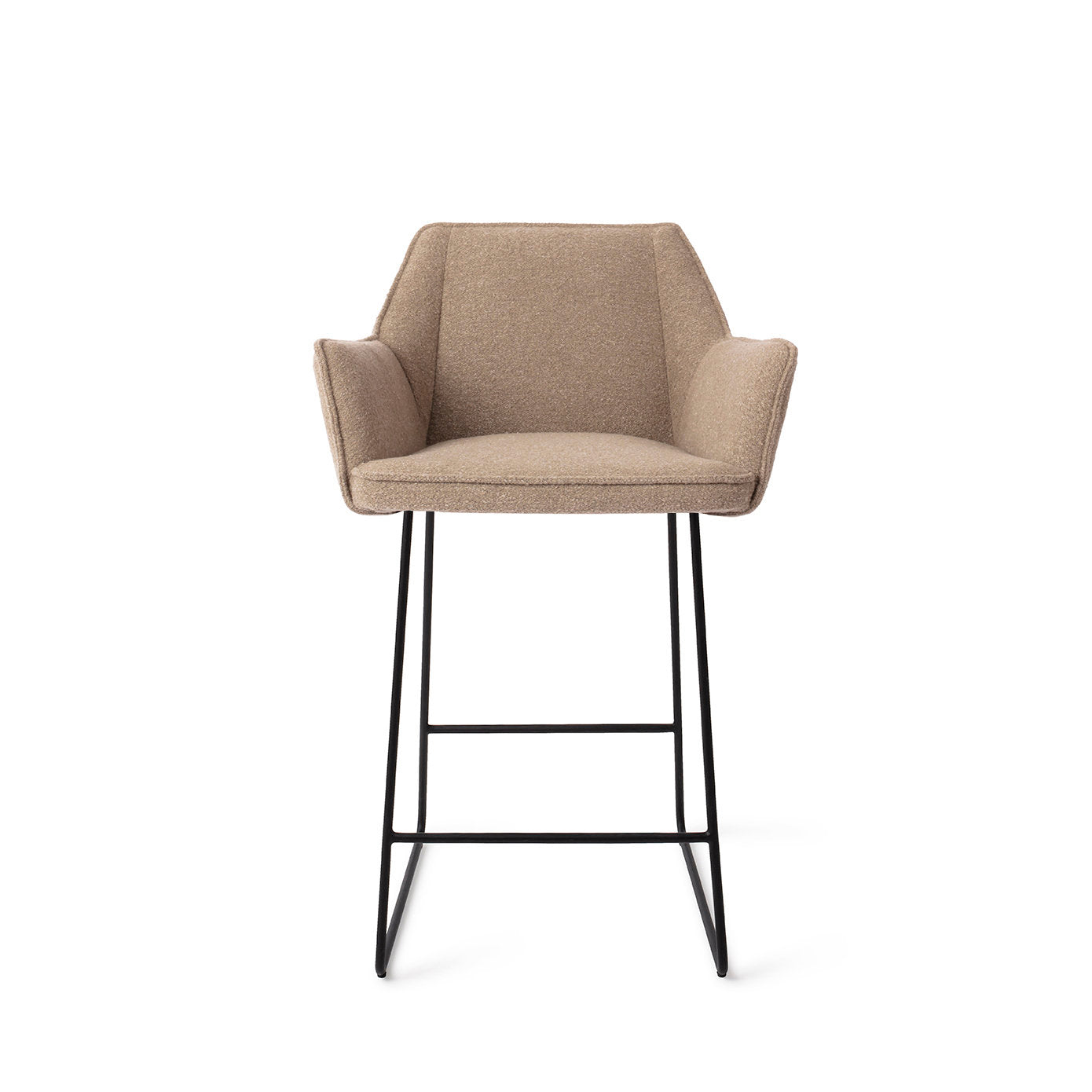 Tome Bar Chair Great Greige Slide Black (Metal)