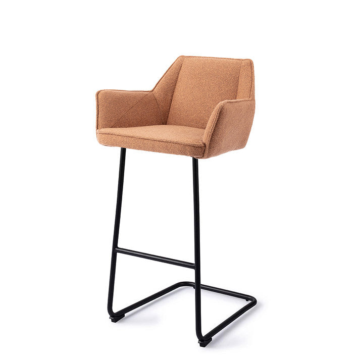 Tome Bar Chair Cinnamon Bun Arch Black (Metal)