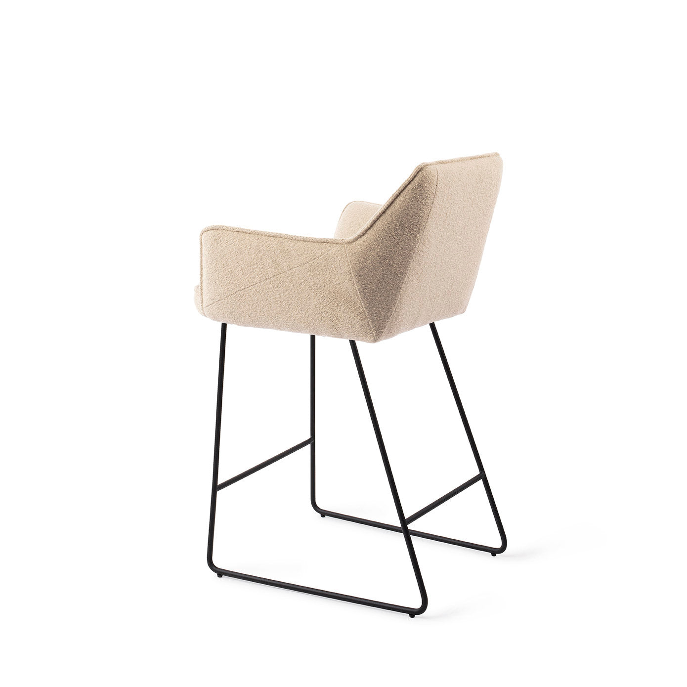 Tome Bar Chair Masai Giraffe Slide Black (Metal)