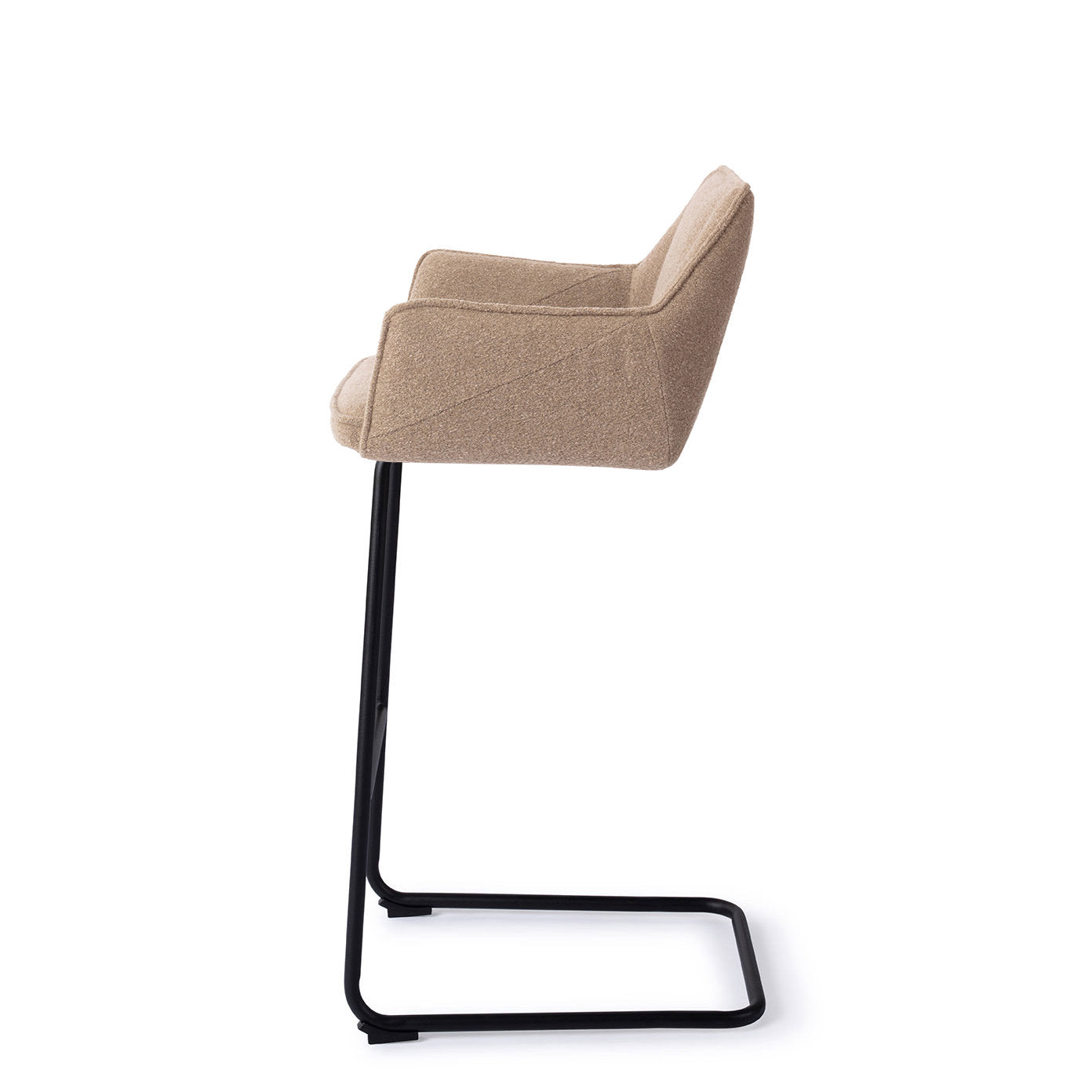 Tome Bar Chair Great Greige Arch Black (Metal)